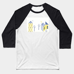 Stampville Scene Baseball T-Shirt